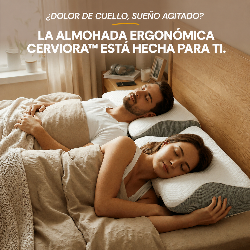 Cerviora™ | Almohada Cervical Ergonómica Original