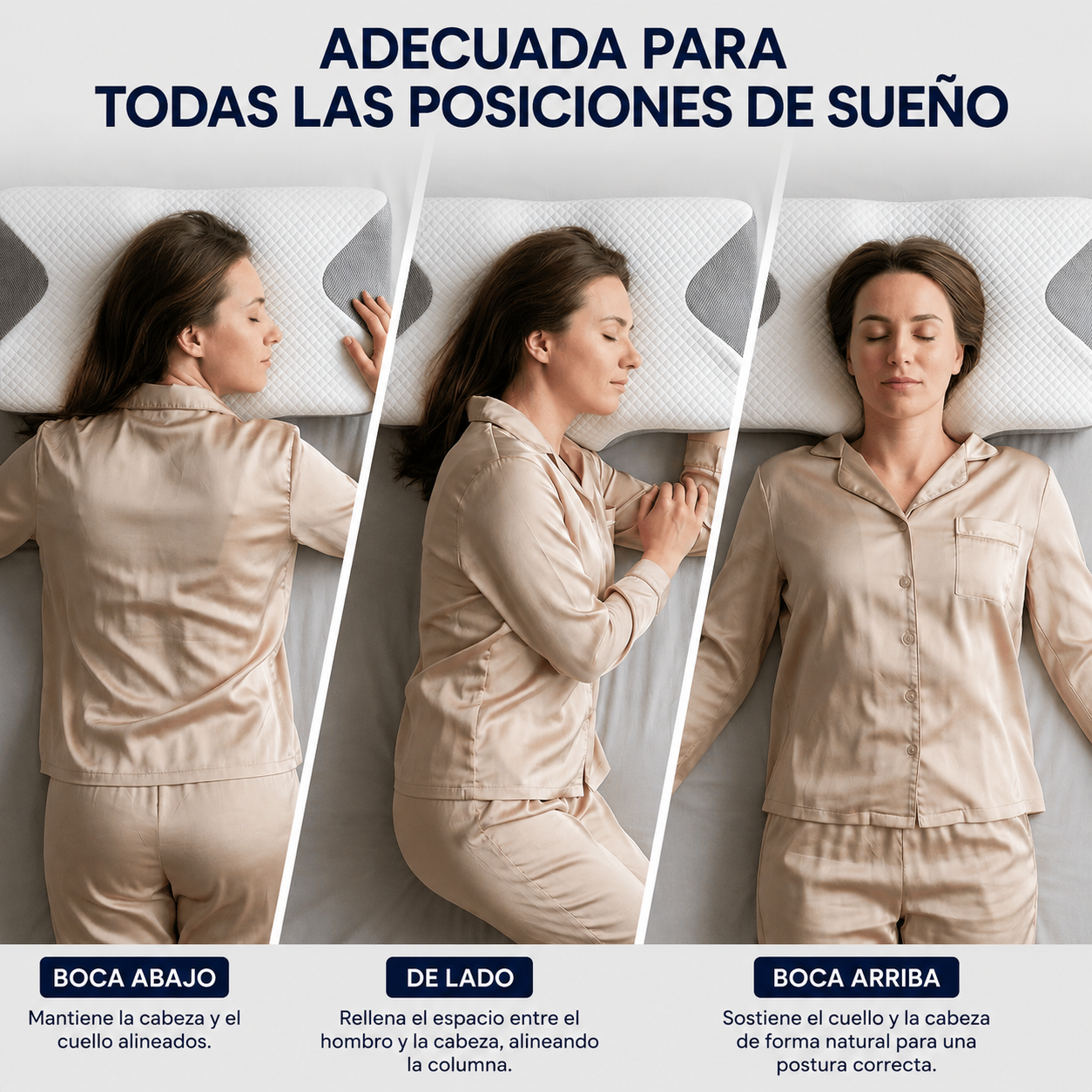 Cerviora™ | Almohada Cervical Ergonómica Original