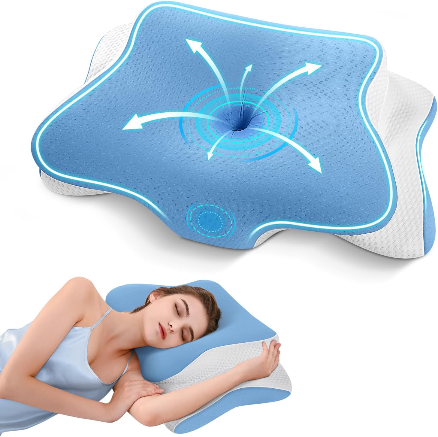 Cerviora™ | Almohada Cervical Ergonómica Original