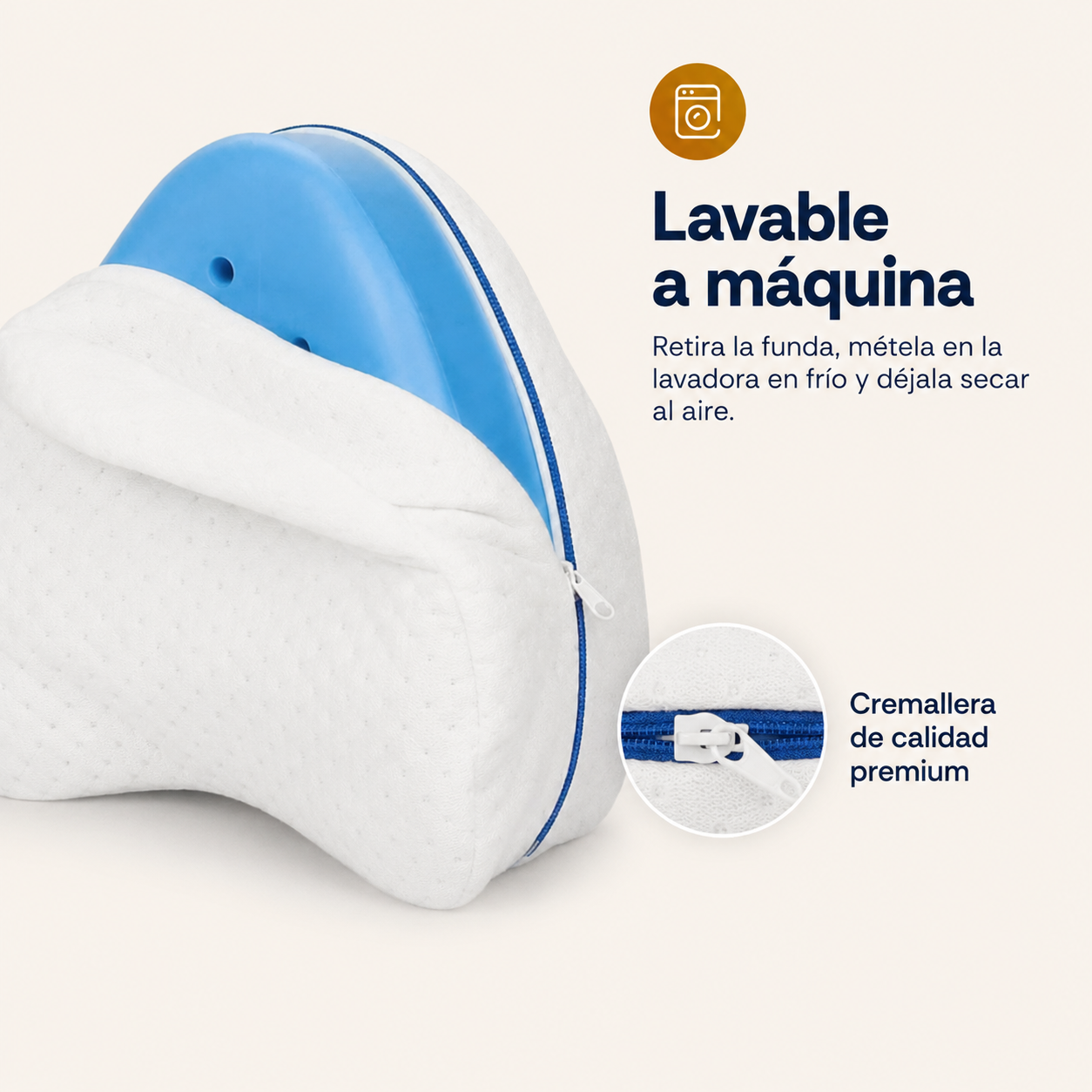 Almohada relajante ortopédica piernas