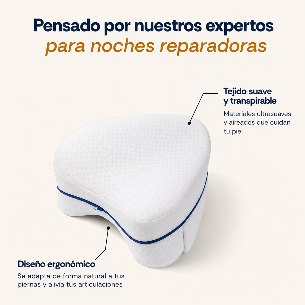 Almohada relajante ortopédica piernas